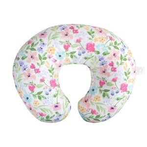 Boppy Nursing Pillow with Colorful Watercolor Flowers Cover